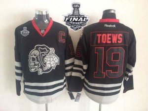 Jerseys Factory Cheap Blackhawks #19 Jonathan Toews New Black Ic
