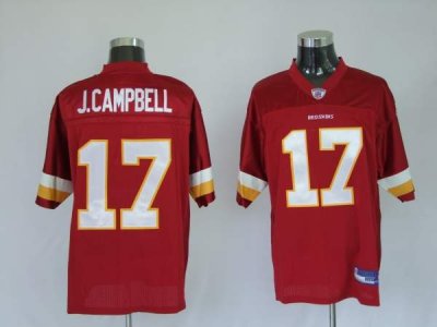 Jerseys Factory Cheap Redskins #17 Jason Campbell Stitched Red N