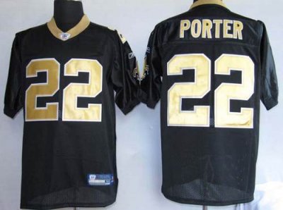 Jerseys Factory Cheap Saints #22 Tracy Porter Black Stitched NFL
