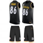 Jerseys Factory Cheap Nike Steelers #86 Hines Ward Black Team Co