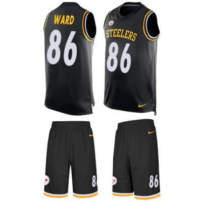 Jerseys Factory Cheap Nike Steelers #86 Hines Ward Black Team Co
