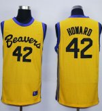 Jerseys Factory Cheap Teen Wolf Beavers #42 Scott Howard Gold We