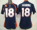 Jerseys Factory Cheap Nike Broncos #18 Peyton Manning Blue Alter
