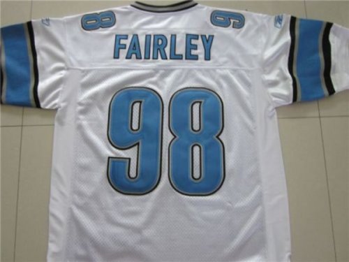 Jerseys Factory Cheap Lions #98 Nick Fairley White Stitched NFL
