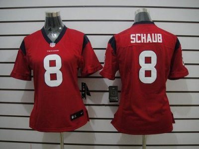 Jerseys Factory Cheap Nike Texans #8 Matt Schaub Red Alternate W