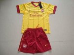 Jerseys Factory Cheap Arsenal Blank Yellow Away Kid Soccer Club