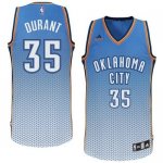 Jerseys Factory Cheap Thunder #35 Kevin Durant Blue Resonate Fas