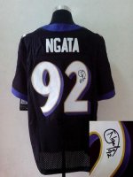 Jerseys Factory Cheap Nike Ravens #92 Haloti Ngata Black Alterna