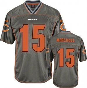 Jerseys Factory Cheap Nike Bears #15 Brandon Marshall Grey Men's