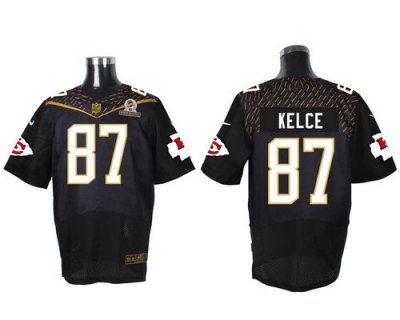 Jerseys Factory Cheap Nike Chiefs #87 Travis Kelce Black 2016 Pr