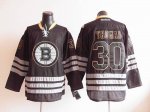 Jerseys Factory Cheap Bruins #30 Tim Thomas Black Ice Embroidere