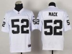 Jerseys Factory Cheap Nike Raiders #52 Khalil Mack White Men's S