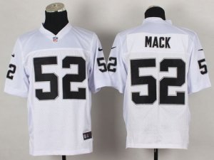 Jerseys Factory Cheap Nike Raiders #52 Khalil Mack White Men's S