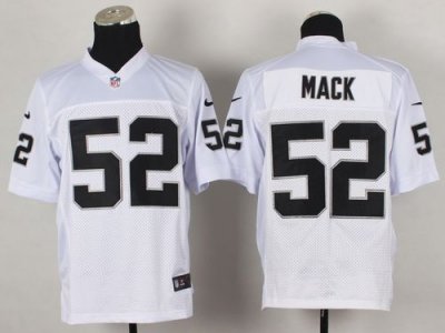 Jerseys Factory Cheap Nike Raiders #52 Khalil Mack White Men's S
