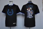 Jerseys Factory Cheap Nike Colts #12 Andrew Luck Black Men's NFL
