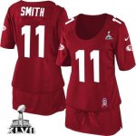 Jerseys Factory Cheap Nike 49ers #11 Alex Smith Red Team Color S