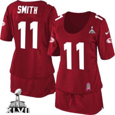 Jerseys Factory Cheap Nike 49ers #11 Alex Smith Red Team Color S