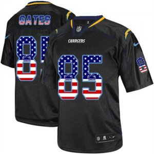 Jerseys Factory Cheap Nike Chargers #85 Antonio Gates Black Men'