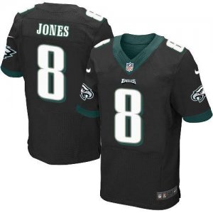 Jerseys Factory Cheap Nike Eagles #8 Donnie Jones Black Alternat