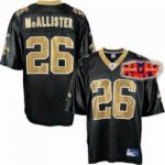 Jerseys Factory Cheap Saints #26 Deuce McAllister Black With Sup