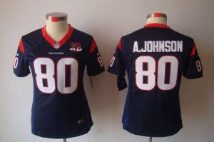Jerseys Factory Cheap Nike Texans #80 Andre Johnson Navy Blue Te