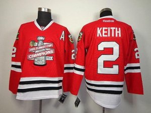 Jerseys Factory Cheap Blackhawks #2 Duncan Keith Red 2013 Stanle