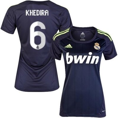 Jerseys Factory Cheap Women's Real Madrid #6 Sami Khedira Away S
