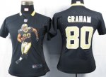 Jerseys Factory Cheap Nike Saints #80 Jimmy Graham Black Team Co