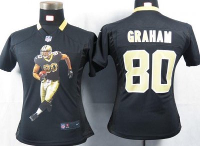 Jerseys Factory Cheap Nike Saints #80 Jimmy Graham Black Team Co