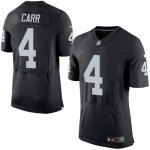 Jerseys Factory Cheap Nike Raiders #4 Derek Carr Black Team Colo
