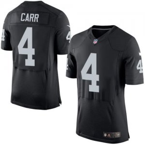 Jerseys Factory Cheap Nike Raiders #4 Derek Carr Black Team Colo