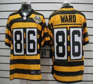 Jerseys Factory Cheap Nike Steelers #86 Hines Ward Yellow/Black