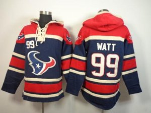 Jerseys Factory Cheap Nike Texans #99 J.J. Watt Blue Sawyer Hood