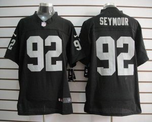 Jerseys Factory Cheap Nike Raiders #92 Richard Seymour Black Tea