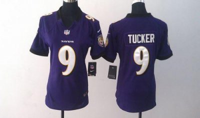 Jerseys Factory Cheap Nike Ravens #9 Justin Tucker Purple Team C