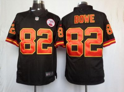 Jerseys Factory Cheap Nike Chiefs #82 Dwayne Bowe Black Alternat