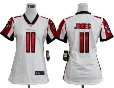 Jerseys Factory Cheap Nike Falcons #11 Julio Jones White Women's