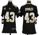 Jerseys Factory Cheap Nike Saints #43 Darren Sproles Black Team