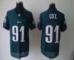 Jerseys Factory Cheap Nike Eagles #91 Fletcher Cox Midnight Gree