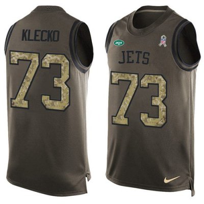 Jerseys Factory Cheap Nike Jets #73 Joe Klecko Green Men's Stitc