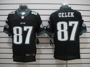 Jerseys Factory Cheap Nike Eagles #87 Brent Celek Black Alternat