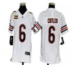 Jerseys Factory Cheap Nike Bears #6 Jay Cutler White With C Patc