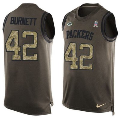 Jerseys Factory Cheap Nike Packers #42 Morgan Burnett Green Men'