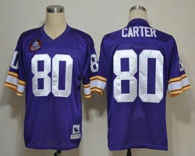 Jerseys Factory Cheap Mitchell And Ness Vikings #80 Cris Carter