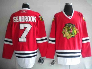 Jerseys Factory Cheap Blackhawks #7 Brent Seabrook Embroidered R