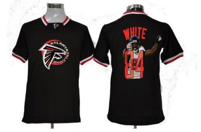 Jerseys Factory Cheap Nike Falcons #84 Roddy White Black Men's N