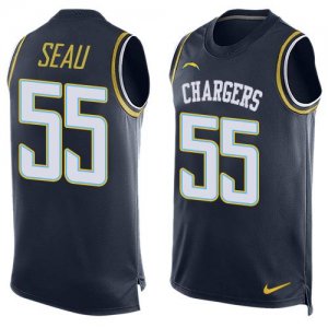 Jerseys Factory Cheap Nike Chargers #55 Junior Seau Navy Blue Te