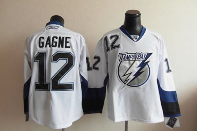Jerseys Factory Cheap Lightning #12 Simon Gagne White Embroidere