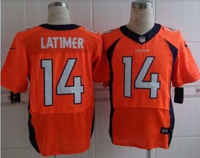 Jerseys Factory Cheap Nike Broncos #14 Cody Latimer Orange Team