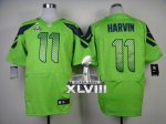 Jerseys Factory Cheap Nike Seahawks #11 Percy Harvin Green Alter